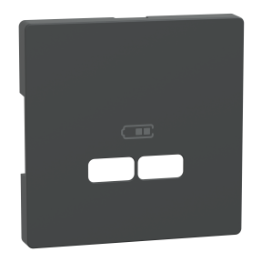 Tapa cargador USB 2,1A D-Life Antracita