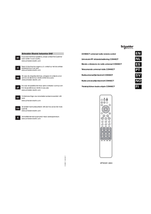 Connect- Universal Radio Remote Control-User Guide (EN)