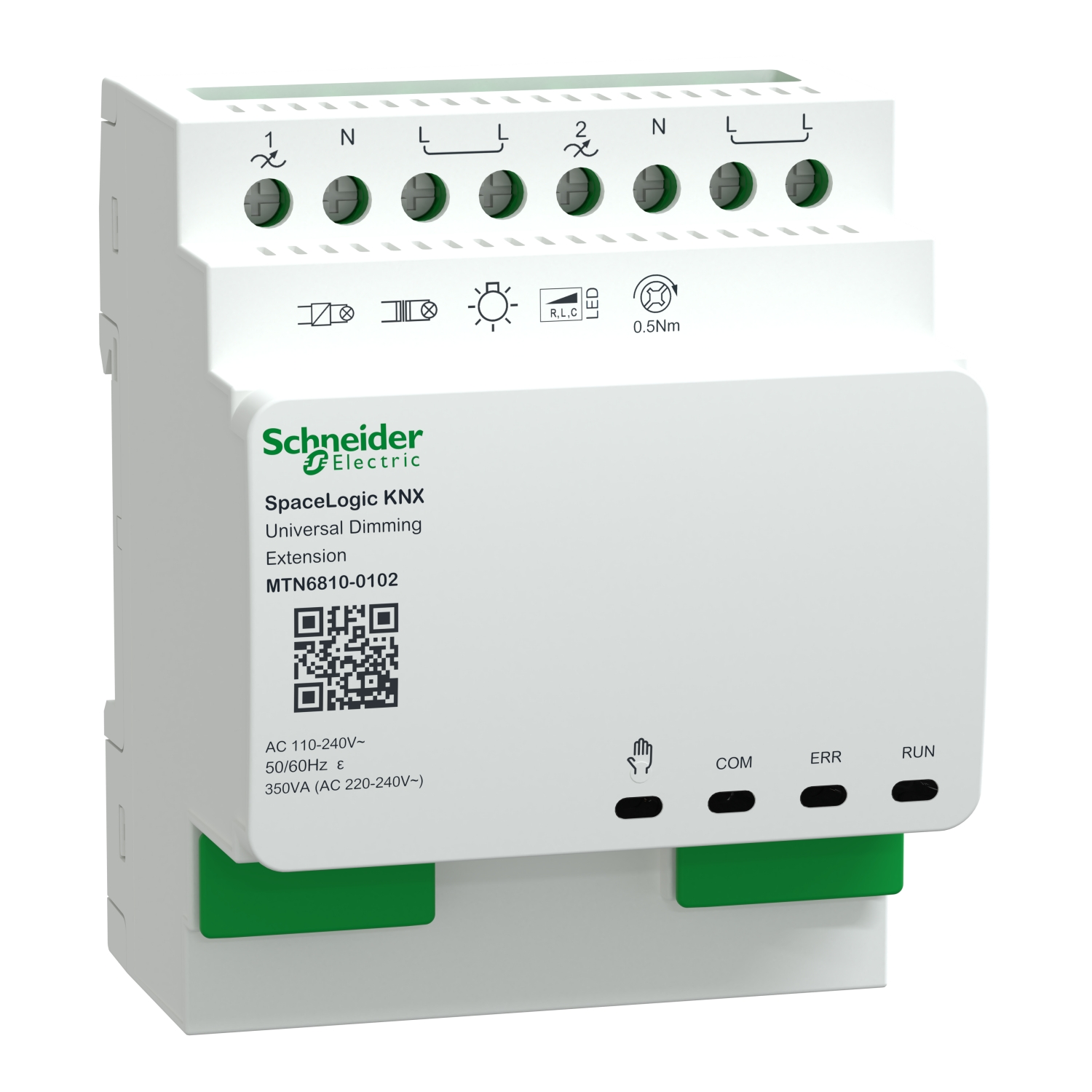 KNX dimmaktor bővítő kalapsínre KNX 4M 20-700W 230V SpaceLogic Schneider