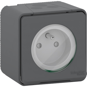 A robust switch and socket range designed for outdoor environments