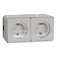  MUR39035 MUR39035 UTIČNICE DVOSTRUKA SA ZAŠTITOM BEZVIJ.  