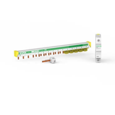MAX9, MAXBAR Top Feed, 3P+N, 15 Modules, 100mmwith N Block And Accessories