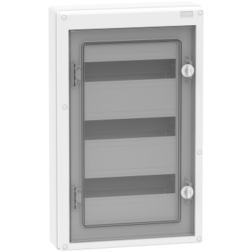 Clipsal MAX9 Switchboard Enclosure, Weather Proof, 3 Row, 36 Ways, Surface Mounted