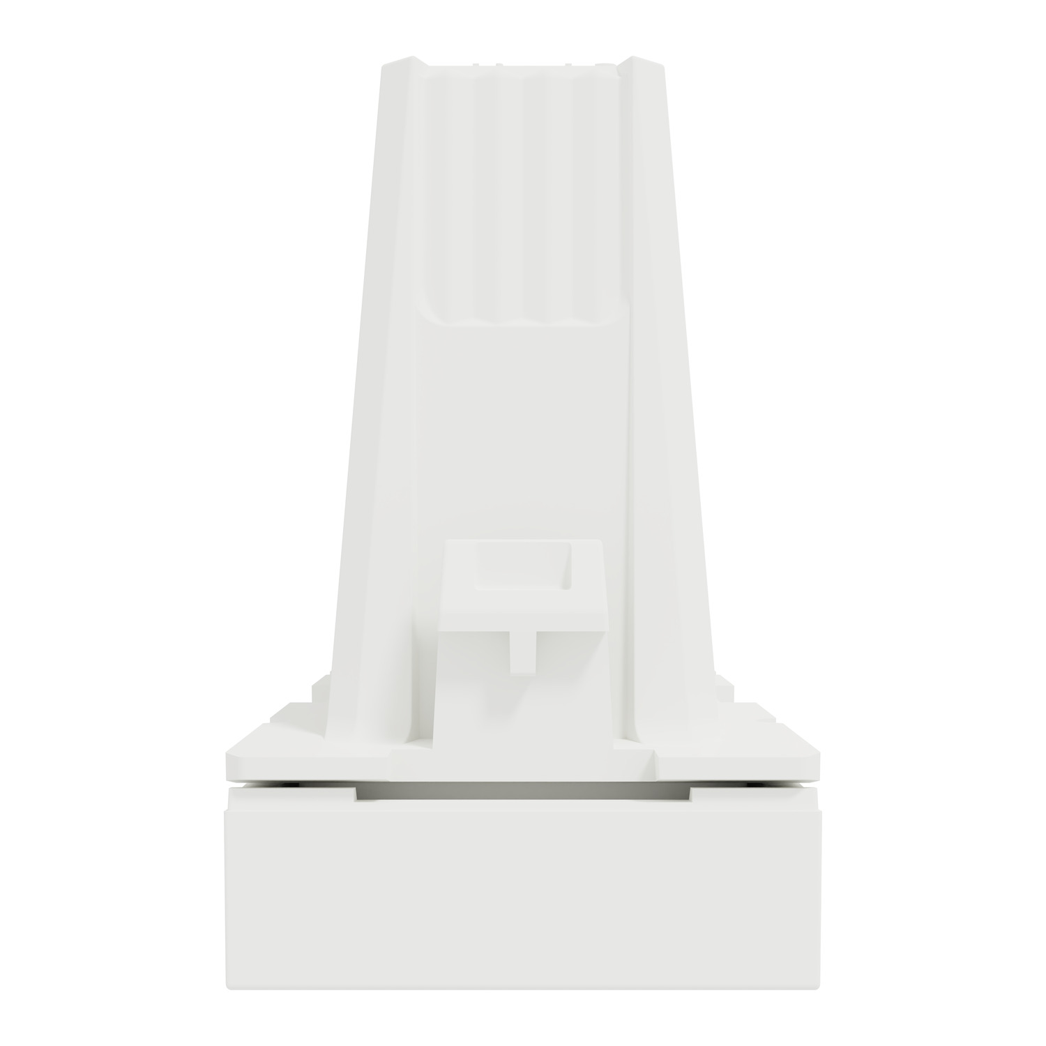 Bell Press Switch, Miluz Zeta, 6A, 1 Module, White