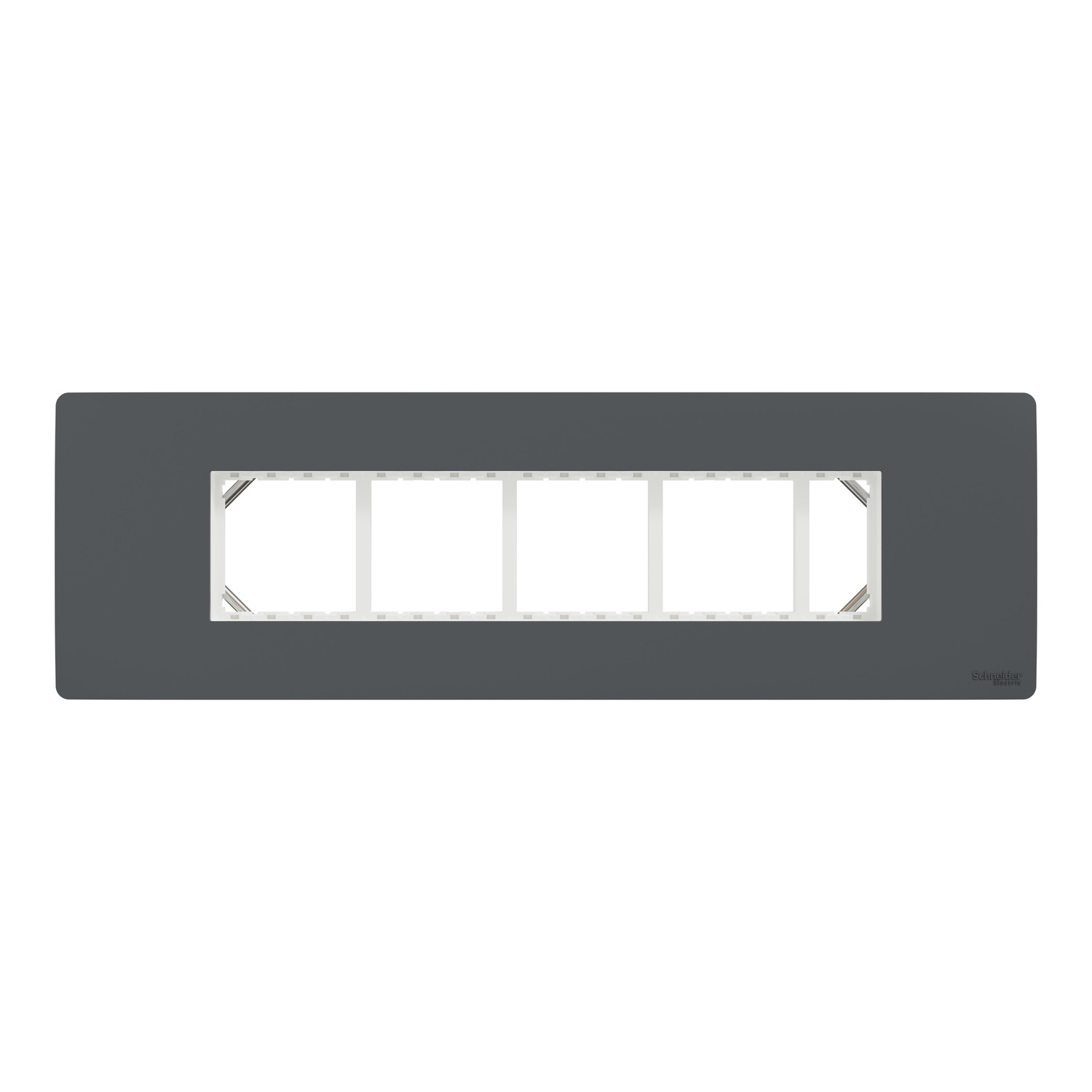 Cover Frame, Miluz Zeta, 9 Module, Anthracite
