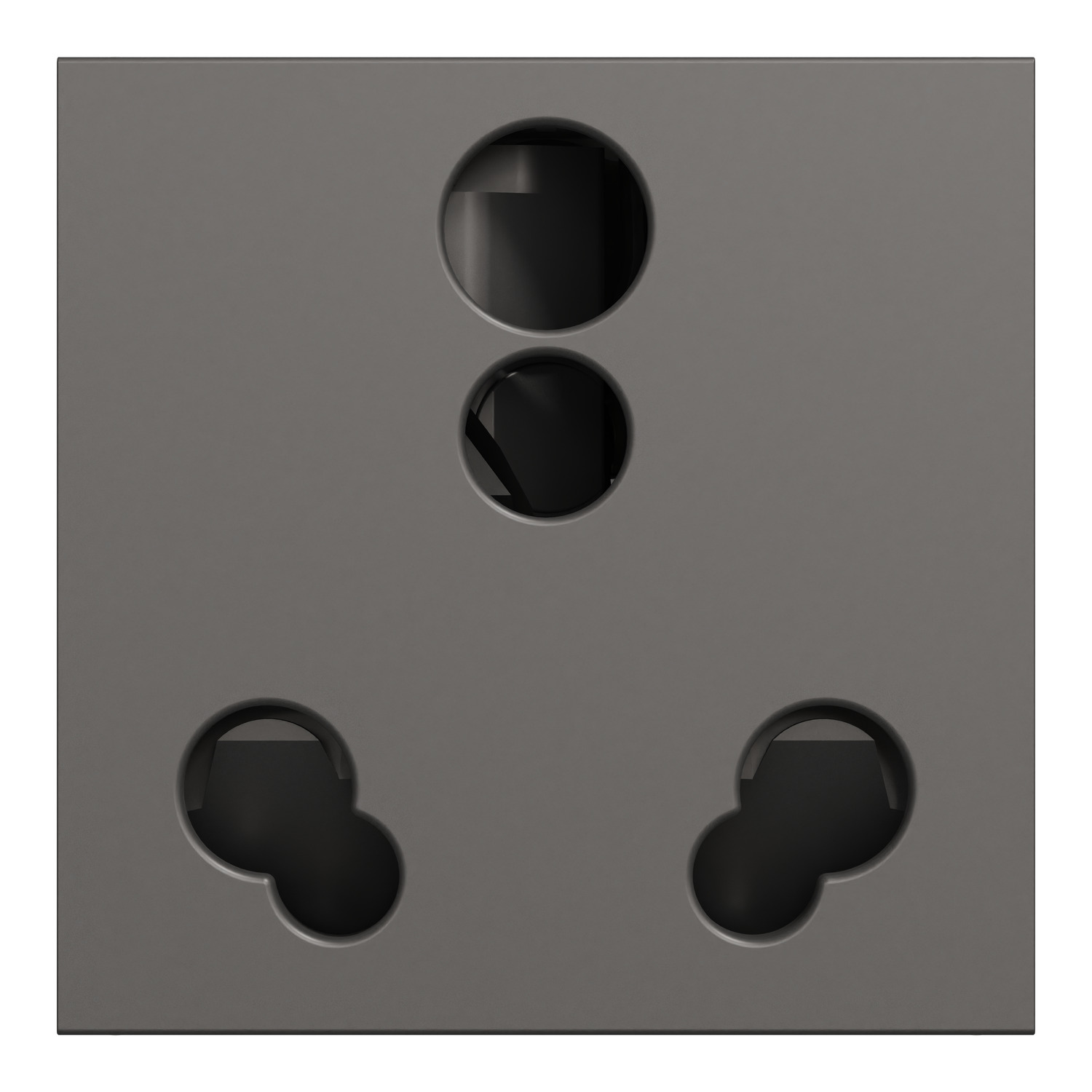 Socket Outlet, Miluz Zeta, 6/16A, 3 Pin, 2P+E, With Shutter, 2