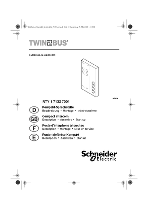 TwinBus manual RTY 17132 7001