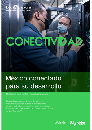México conectado para su desarrollo. Megacable Data Center. Guadalajara, México.