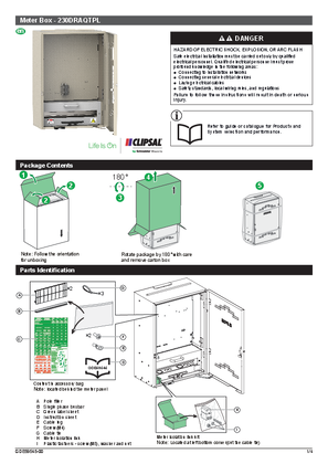 Meterbox, Resi MAX, 21 module, H680 x W470 x D280 mm Temporary supply