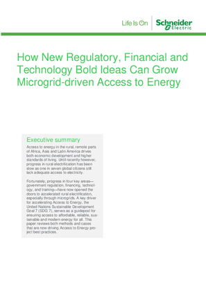 Microgrid for Access to Energy