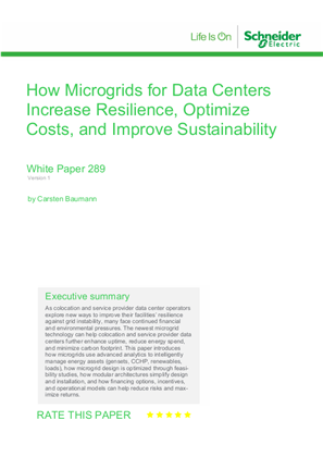Microgrids for Data Centers