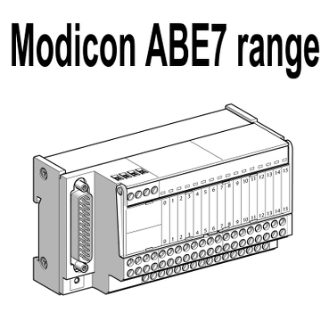Modicon ABE7 kifejtő 5 mm miniatűr ABR7S11 reléhez