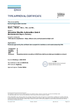 Modicon, TM241, TM251, TMC4, TM3, TM4, DNV, Marine