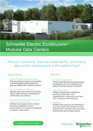 EcoStruxure Modular Data Centers