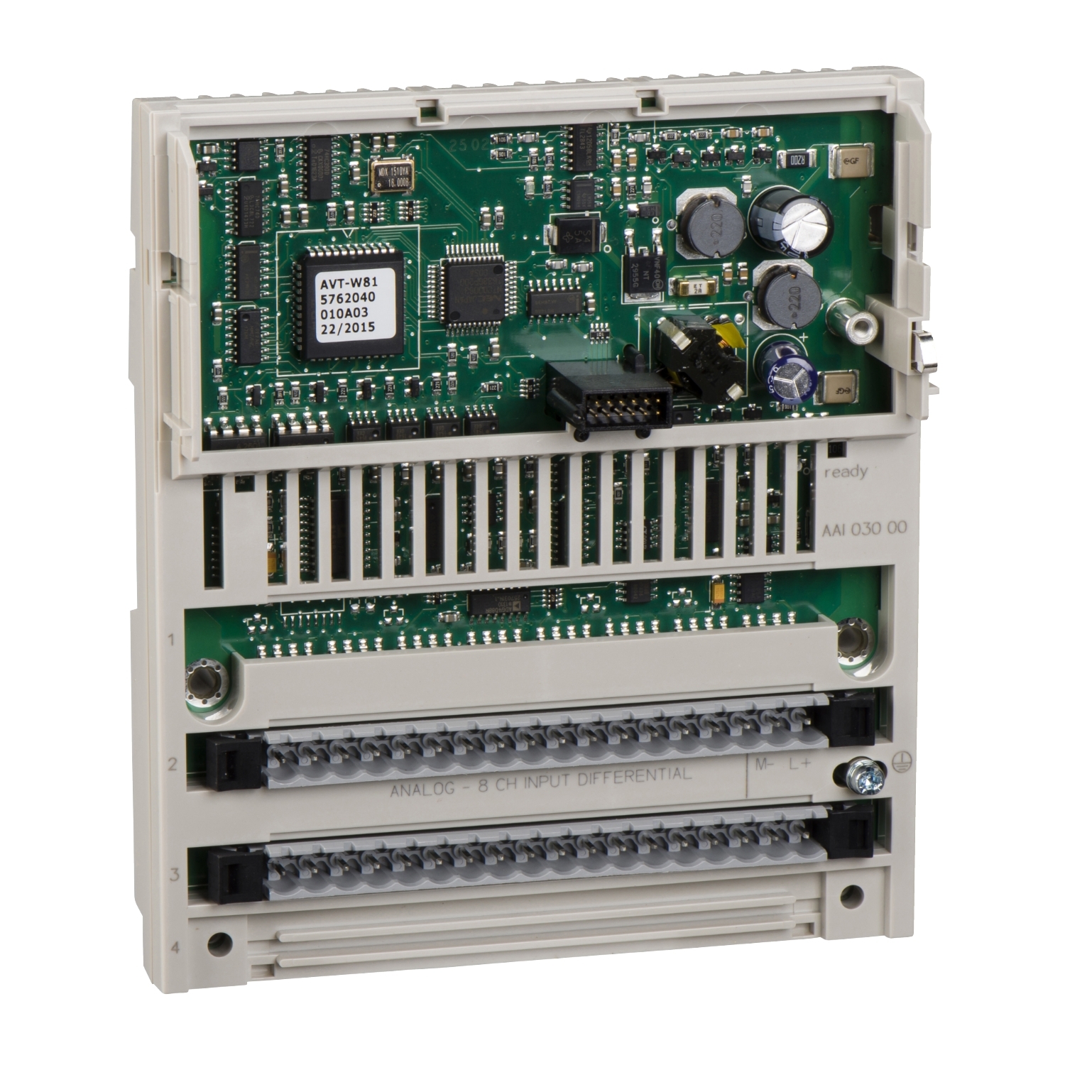 distributed analog input Modicon Momentum - 8 Input