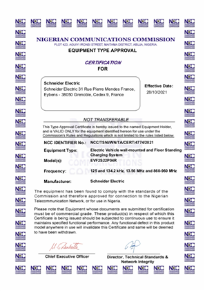 NCC Certification
