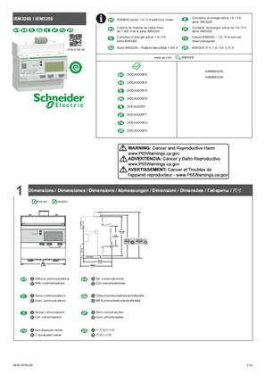 iEM3200 / iEM3250 - Instruction sheet