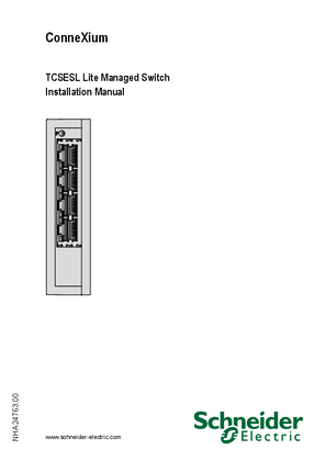 ConneXium TCESL Lite Managed Switch Installation Manual