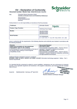 Phaseo DoC ABL8DCCxxxxx