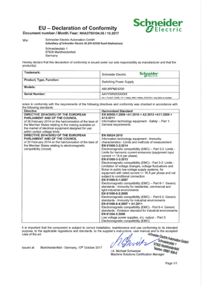Phaseo DoC of ABL8RPM24200