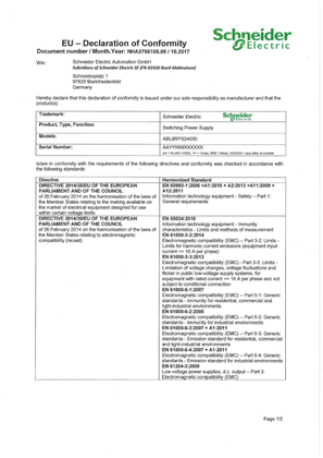 Phaseo DoC of ABL8RPS24030