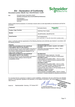 Phaseo DoC ABL8RPS24xxx