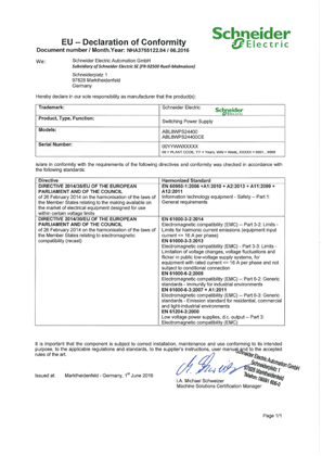 Phaseo DoC ABL8WPS24400