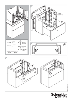 PanelSeT PLA - Polyester glassreinf. plinth for encl - Instruction sheet