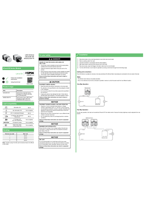 NHA6191600 installation instructions_LED Dimmers