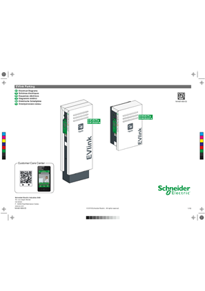 EVlink Parking - EVF2S7P - EVF2S22P - EVW2S7P - EVW2S22P - EVP2PE - Electrical Diagrams