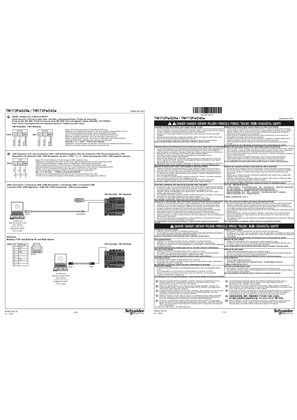 Modicon M172 Performance Logic Controller, Instruction Sheet
