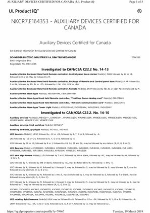 UL Listed RUW, RXM02, RXM04 - socket modules