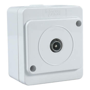 NML3200121 Schneider Electric Wet room TV Socket – White