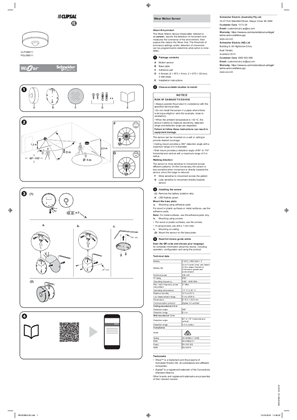 Wiser Motion Sensor - Installation instruction