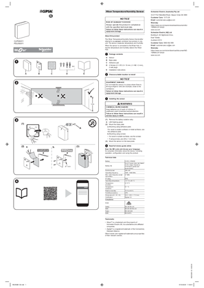 Wiser Temperature/Humidity Sensor - Installation instruction