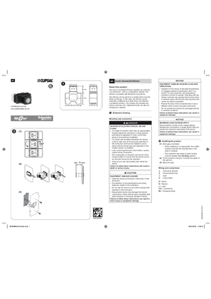 Iconic Connected Dimmer Installation Instructions