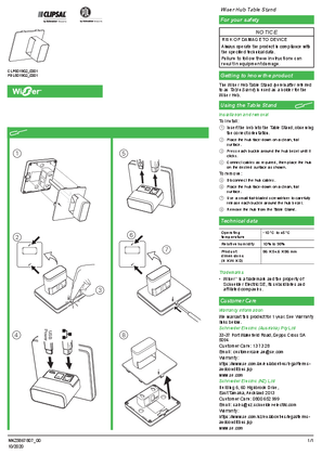 Wiser Hub Table Stand