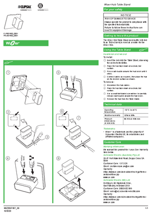 Clipsal Wiser Hub Table Stand Docking Kit