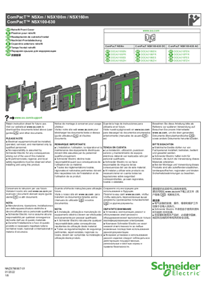 ComPacT NSXm-ComPacT NSX - Retrofit Front Cover - Instruction Sheet
