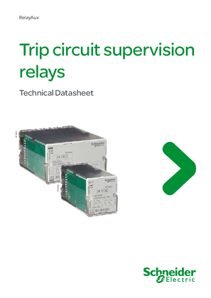 [RelayAux] - Trip circuit supervision relays