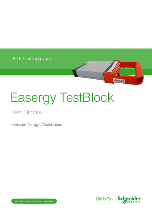 Easergy Test Block ETB Catalog