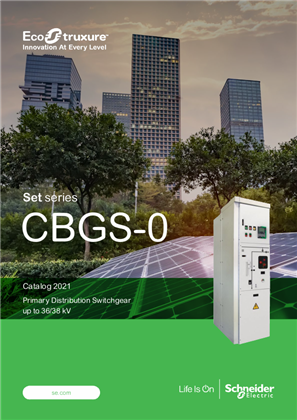 Catalog CBGSO Primary Distribution Switchgear up to 36 38kV