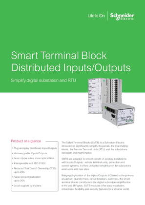 Smart Terminal Block Distributed Inputs/Outputs