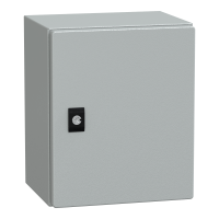  NSYCRN325200 NSYCRN325200 Spacial CRN ravna vrata bez montažne ploče V300xŠ250xD200 IP66 IK10 RAL7035 Tip proizvoda ili komponente	
Kompaktni orman
Nazivna visina ormana	
300 mm
Nazivna širina ormana	
250 mm
Nazivna dubina ormana	
200 mm
Tip dodatnog instalacionog pribora	
Montaža na zid
Sastav uređaja	
1 telo
1 cable gland plate
1 vrata
1 brava
Tip vrata	
Ravna
Opis montažne ploče	
Bez montažne ploče
Dopunske informacije
Specifičnost izvedbe	
Zavareno na zad.delu sa dvostrukim profil.formirajući zaštićenu,zaptivenu oblast
Strane napravljene od savijanjem jednog dela
Broj vrata	
Prednji deo: 1 vrata
Otvaranje vrata	
Reverzibilno (120 °)
Tip zaključavanja	
Zaključavanje 3 mm dvostruki prorez
Tip uvodne ploče	
Standardna
Dostupnost za operacije	
Prednji deo
Odvojivi delovi	
Vrata sa šarkama
Ploča kablovskih uvodnica sa zavrtnjima bez matice
Materijal	
Kućište: čelik
Obrada površine	
Epoksi poliester prah
Boja	
Siva (RAL 7035) 