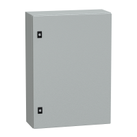  NSYCRN75200 NSYCRN75200 Spacial CRN puna vrata bez montažne ploče V700xŠ500xD200 IP66 IK10 RAL7035 Tip proizvoda ili komponente	
Kompaktni orman
Nazivna visina ormana	
700 mm
Nazivna širina ormana	
500 mm
Nazivna dubina ormana	
200 mm
Tip dodatnog instalacionog pribora	
Montaža na zid
Sastav uređaja	
1 telo
1 cable gland plate
1 vrata
1 brava
Tip vrata	
Ravna
Opis montažne ploče	
Bez montažne ploče
Dopunske informacije
Specifičnost izvedbe	
Strane napravljene od savijanjem jednog dela
Zavareno na zad.delu sa dvostrukim profil.formirajući zaštićenu,zaptivenu oblast
Broj vrata	
Prednji deo: 1 vrata
Otvaranje vrata	
Reverzibilno (120 °)
Tip zaključavanja	
Zaključavanje 3 mm dvostruki prorez
Tip uvodne ploče	
Standardna
Dostupnost za operacije	
Prednji deo
Odvojivi delovi	
Vrata sa šarkama
Ploča kablovskih uvodnica sa zavrtnjima bez matice
Materijal	
Kućište: čelik
Obrada površine	
Epoksi poliester prah
Boja	
Siva (RAL 7035) 
