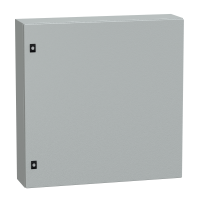  NSYCRN88200 NSYCRN88200 Spacial CRN ravna vrata bez montažne ploče V800xŠ800xD200 IP66 IK10 RAL7035 Tip proizvoda ili komponente	
Kompaktni orman
Nazivna visina ormana	
800 mm
Nazivna širina ormana	
800 mm
Nazivna dubina ormana	
200 mm
Tip dodatnog instalacionog pribora	
Montaža na zid
Sastav uređaja	
1 telo
1 vrata
1 brava
2 ploča za kablovske uvodnice: dno
Tip vrata	
Ravna
Opis montažne ploče	
Bez montažne ploče
Dopunske informacije
Specifičnost izvedbe	
Strane napravljene od savijanjem jednog dela
Zavareno na zad.delu sa dvostrukim profil.formirajući zaštićenu,zaptivenu oblast
Broj vrata	
Prednji deo: 1 vrata
Otvaranje vrata	
Reverzibilno (120 °)
Tip zaključavanja	
Zaključavanje 3 mm dvostruki prorez
Tip uvodne ploče	
Standardna
Dostupnost za operacije	
Prednji deo
Odvojivi delovi	
Vrata sa šarkama
Ploča kablovskih uvodnica sa zavrtnjima bez matice
Materijal	
Kućište: čelik
Obrada površine	
Epoksi poliester prah
Boja	
Siva (RAL 7035) 