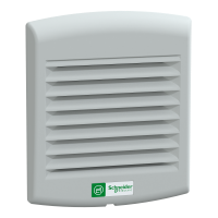  NSYCVF38M115PF NSYCVF38M115PF ClimaSys ventilator IP54, 38m3/h, 115V, sa izlaznom rešetkom i filterom G2 Tip proizvoda ili komponente	
Ventilator
Type of filter	
Standardni
Flow rate	
Slobodan protok sa standardnim filterom: 38 m3/h pri 50 Hz
Slobodan protok sa standardnim filterom: 39 m3/h pri 60 Hz
[us] nazivni napon	
75...125 V
Naponski ulaz	
115 V 50/60 Hz
Dopunske informacije
Absorbed power	
3.3 W 50 Hz
3.5 W 60 Hz
[in] nazivna struja	
0,16 A 50 Hz
0,16 A 60 Hz
Noise level < at	
40…41 dB
Tip ležaja	
Kuglični
Visina	
137 mm spoljašnja:
Širina	
117 mm spoljašnja:
Dubina	
49 mm spoljašnja:
Dimenzije izreza	
92 x 92 mm
Masa proizvoda	
0,22 kg
Materijal	
Izlaznu rešetku: brizgana termoplastika (ASA PC)
Boja	
Izlaznu rešetku: siva (RAL 7035) 