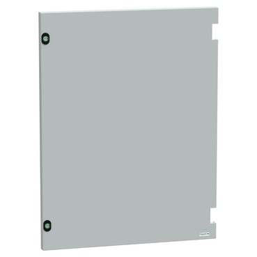 Ajtó teli zár nélkül kezeletlen műanyag szürke 636mm-sz 847mm-ma Thalassa PLM Schneider