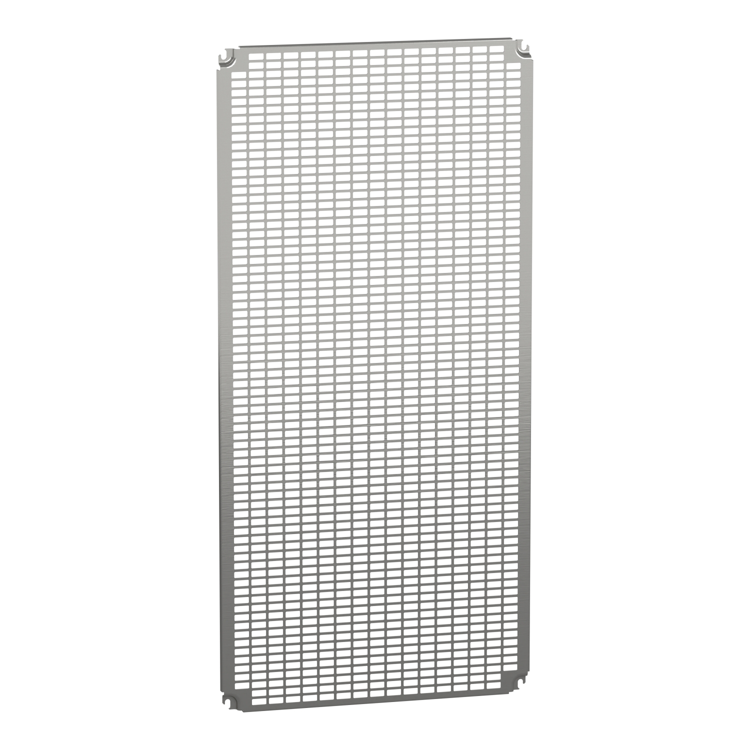 NSYMR126 NSYMR126 Perforirana ploča V1200xŠ600mm univerzalni otvori 11x26mm Tip proizvoda ili komponente	
Montažna ploča
Primena uređaja	
Više namena
Za ormane nazivnih dimenzija	
1200 mmW: 1200 mm
1200 mmW: 600 mm
Lokacija za montiranje	
Kliznica
Direktno na zadnje odstojnike
Opis montažne ploče	
Telequick perforirana
Kompatibilnost grupe proizvoda	
Spacial S3D
Spacial CRN
Spacial S3X
Thalassa PLM
Količina po setu	
Set od 1
Materijal	
Steel
Završna obrada	
Obloženo cinkom
Dopunske informacije
Način fiksiranja	
Pričvršćivanje zavrtnjem na zadnje odstojnike - tip zavrtnja M8
Sa elementom za fiksiranje
Visina	
1145 mm
Širina	
551 mm
Dubina	
15 mm
Debljina	
2 mm
Masa proizvoda	
4,78 kg
Broj slotova	
1275
Specifičnost izvedbe	
Sa ormanima V1200 x Š1200
Instalacija u zadnjem delu ormana
Dimenzije izreza	
11 x 26 mm