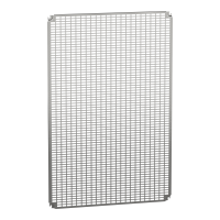  NSYMR128 NSYMR128 Perforirana ploča V1200xŠ800mm univerzalni otvori 11x26mm Tip proizvoda ili komponente	
Montažna ploča
Primena uređaja	
Više namena
Za ormane nazivnih dimenzija	
1200 mmW: 800 mm
Lokacija za montiranje	
Direktno na zadnje odstojnike
Kliznica
Opis montažne ploče	
Telequick perforirana
Kompatibilnost grupe proizvoda	
Spacial S3D
Spacial CRN
Spacial S3X
Thalassa PLM
Količina po setu	
Set od 1
Materijal	
Steel
Završna obrada	
Obloženo cinkom
Dopunske informacije
Način fiksiranja	
Pričvršćivanje zavrtnjem na zadnje odstojnike - tip zavrtnja M8
Sa elementom za fiksiranje
Visina	
1145 mm
Širina	
751 mm
Dubina	
15 mm
Debljina	
2 mm
Masa proizvoda	
6,4 kg
Broj slotova	
1800
Specifičnost izvedbe	
Instalacija u zadnjem delu ormana
Dimenzije izreza	
11 x 26 mm 
